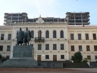 Monument to Akaki Tsereteli and Ilia Chavchavadze, Tbilisi